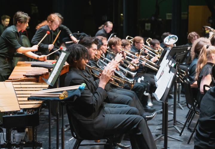 PSU Wind Symphony performing