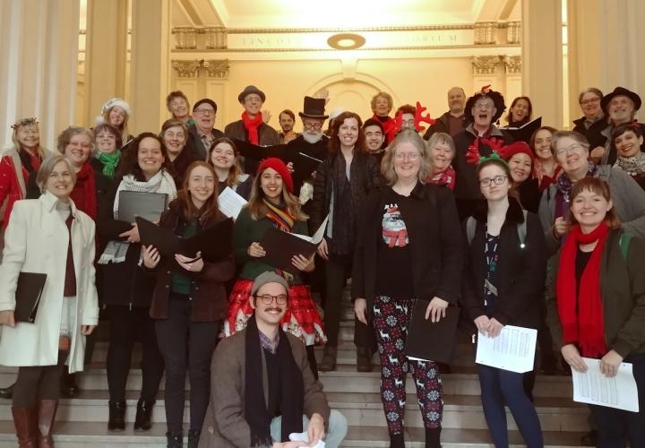Group photo of PSU Community Chorus