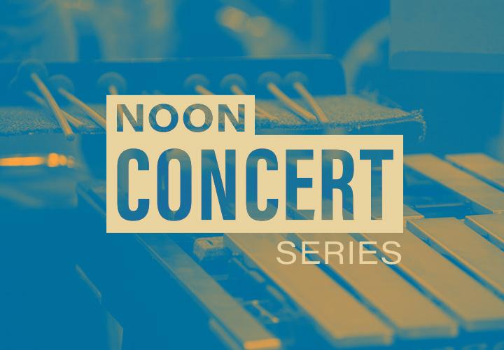 Marimba and mallets. Noon Concert Series