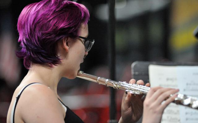 Prospective student auditioning