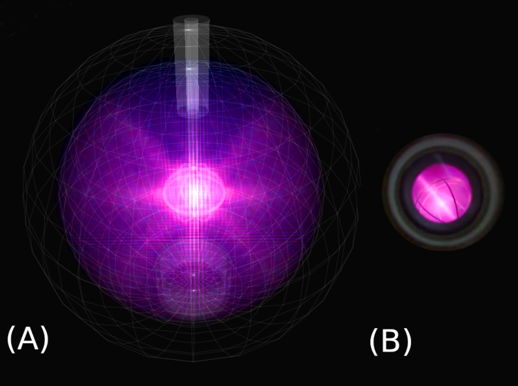 Particle-in-cell simulated spectrum