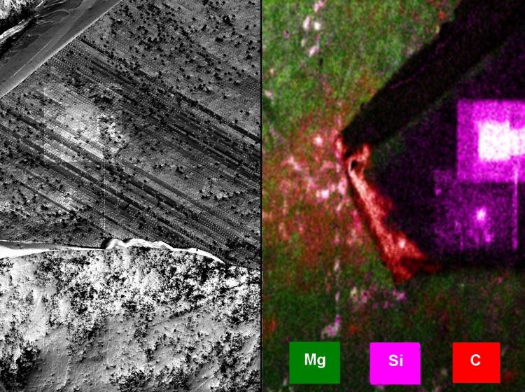 Mosaic using secondary-ion mass spectrometry (SIMS)