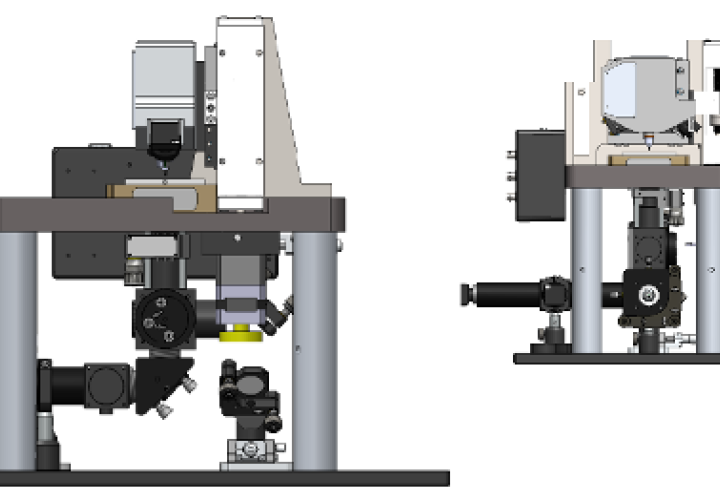 Drawing of microscope