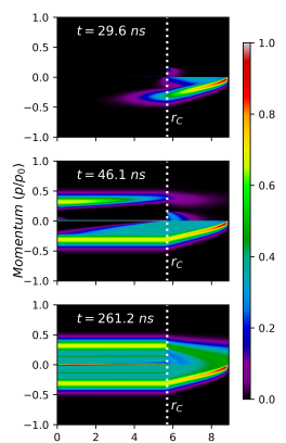 A numerical simulation of the Vlasov-Poisson system