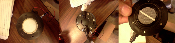 Closeup of ethylene sensor discs