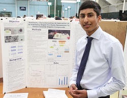 Vineet Edupuganti at a poster presentation