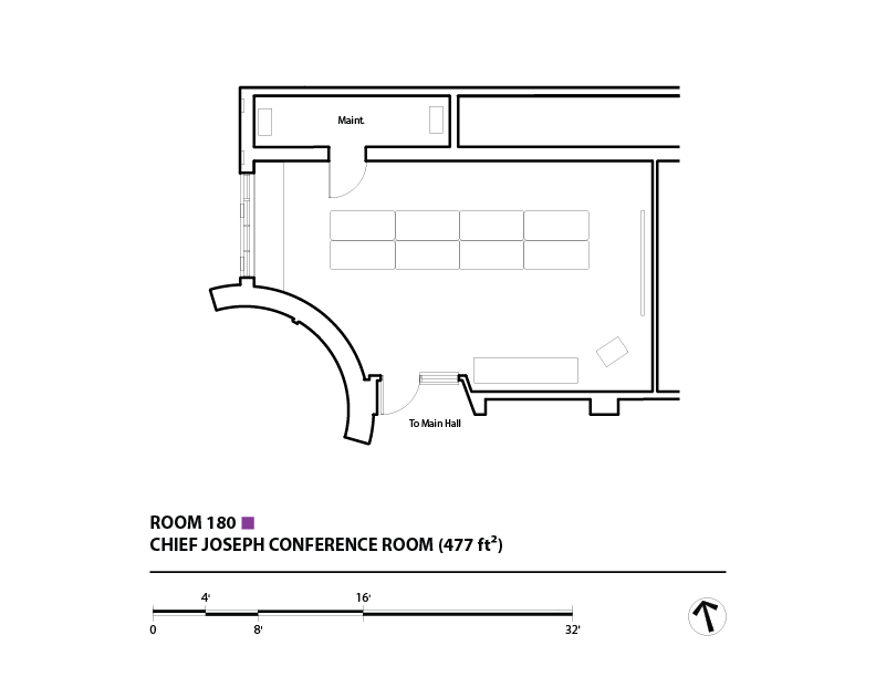 Room 180 Floor Plan