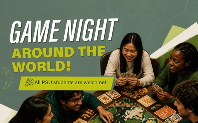 game night around the world flyer