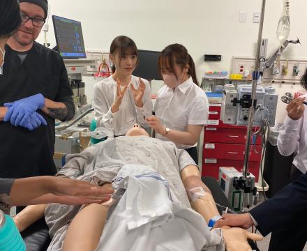 Students in Simulation Lab at OHSU