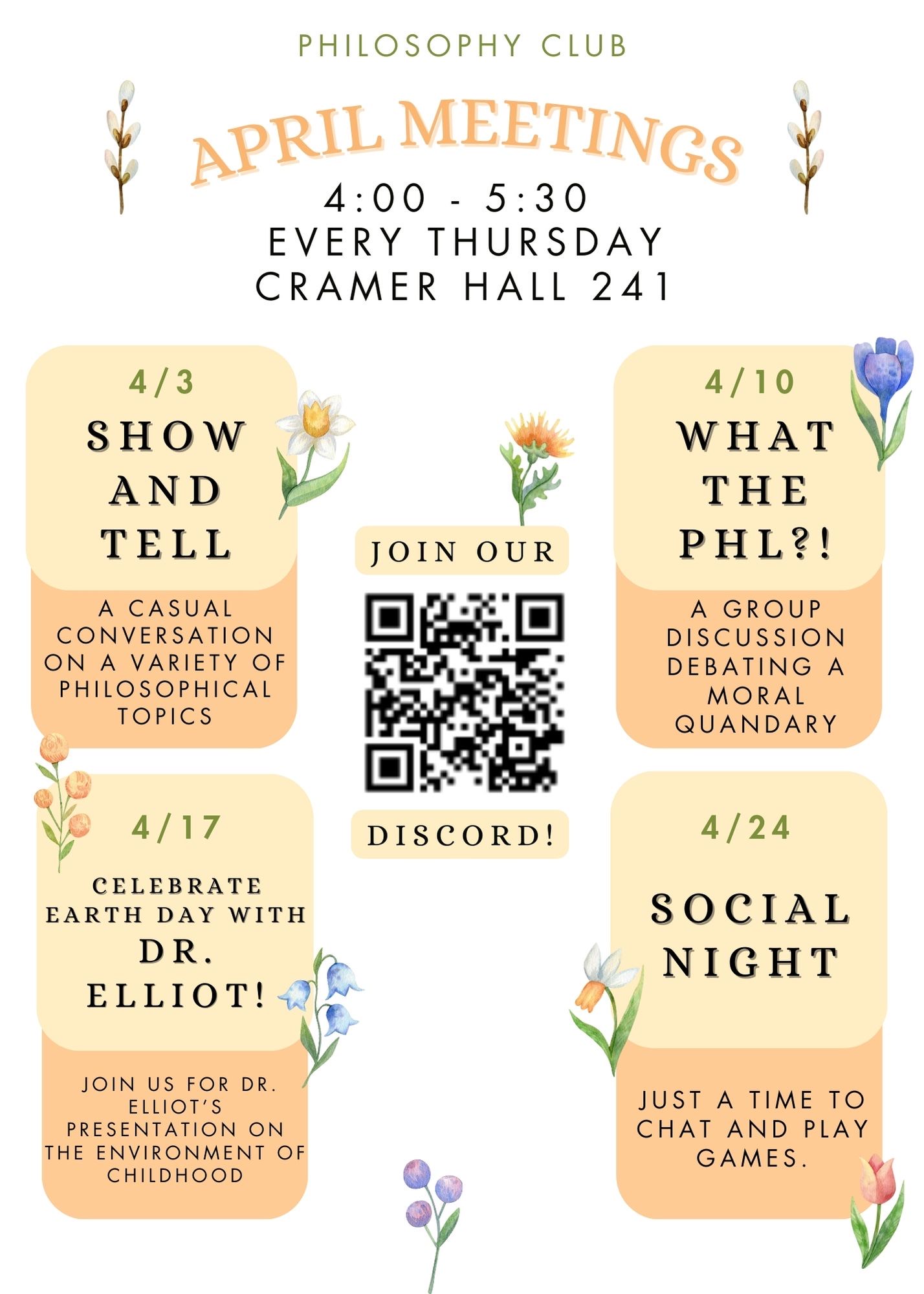 April flyer
