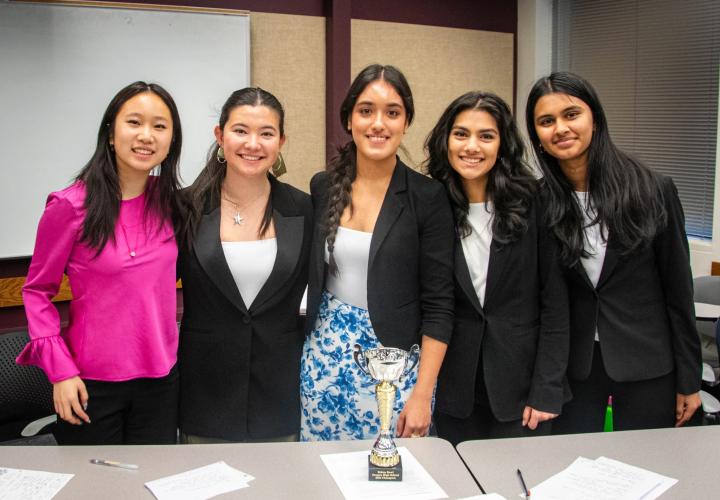Five women part of winning Ethics Bowl team