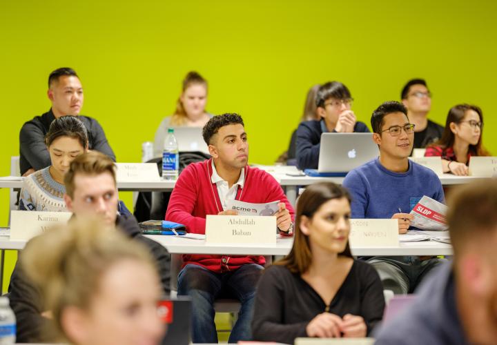 Students in classroom