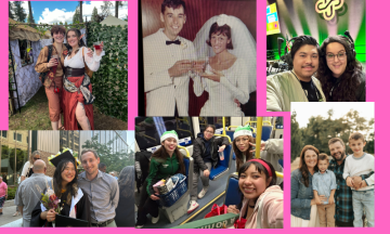 collage of couples