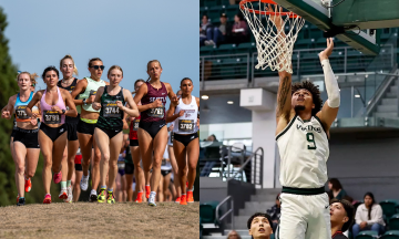 PSU Athletes Emma Stolte and Isaace Brice