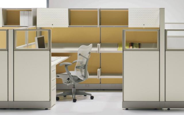 picture of an office cubicle render