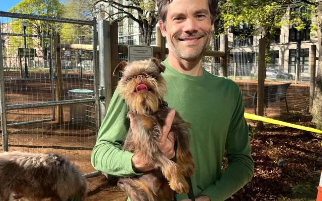 PSU Valhowlla Man with Dog