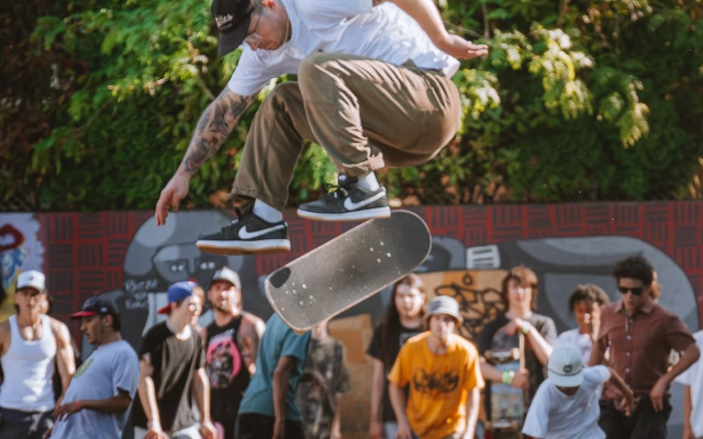 The Courts Skater in Air