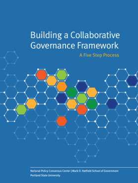 The cover page of the Building a Collaborative Governance Framework guide