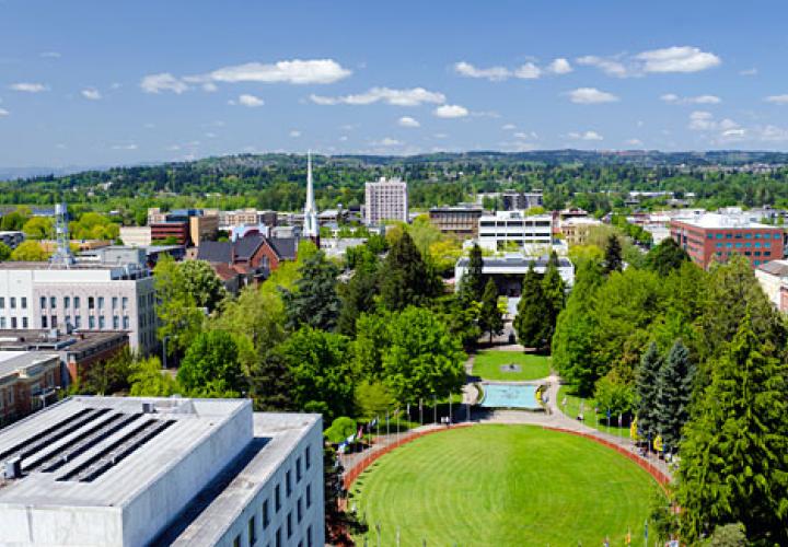 View from Oregon State Capitol