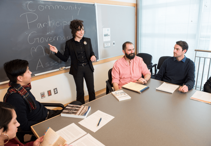 People around a conference table
