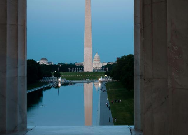 Washington Monument, Mall and Capitol