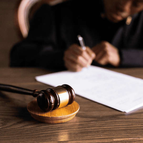 gavel and judge