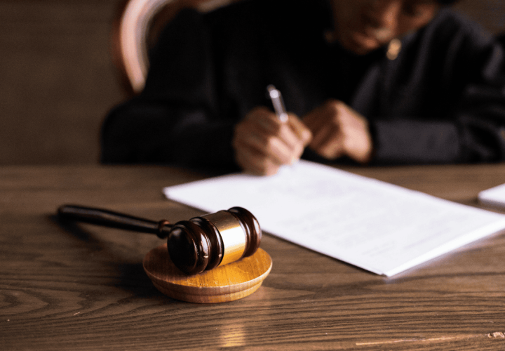 gavel and judge
