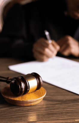gavel and judge