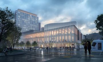 Street view of the proposed Portland Arts + Culture Center 