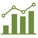 Icon of a bar graph