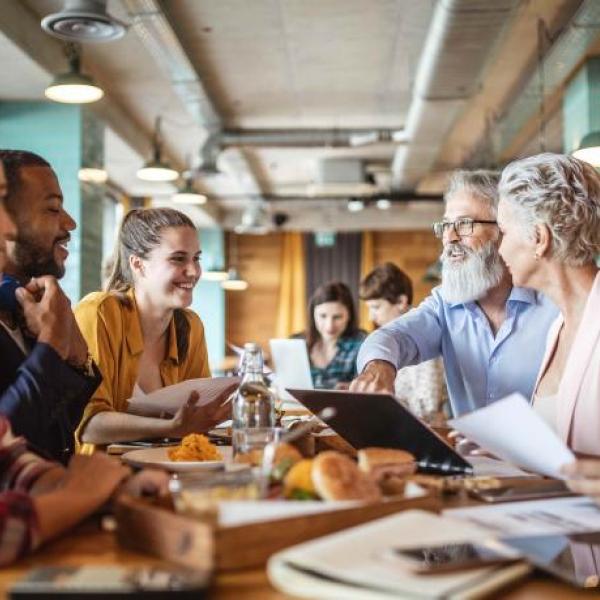 Business people meeting