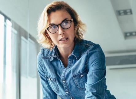 Woman leading a meeting