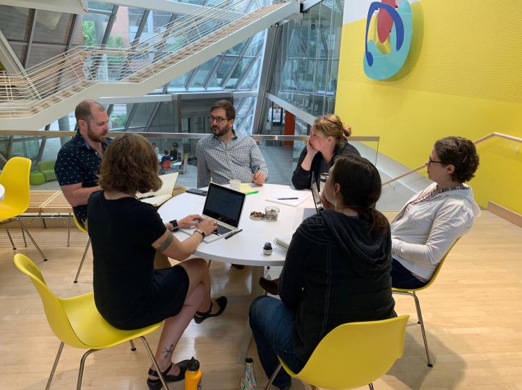 2019 Cohort in group discussion