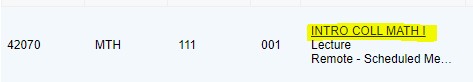 Image of Reg Hub Course Title Link