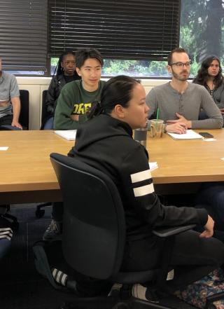 REU 2019 participants during the lab safety training 