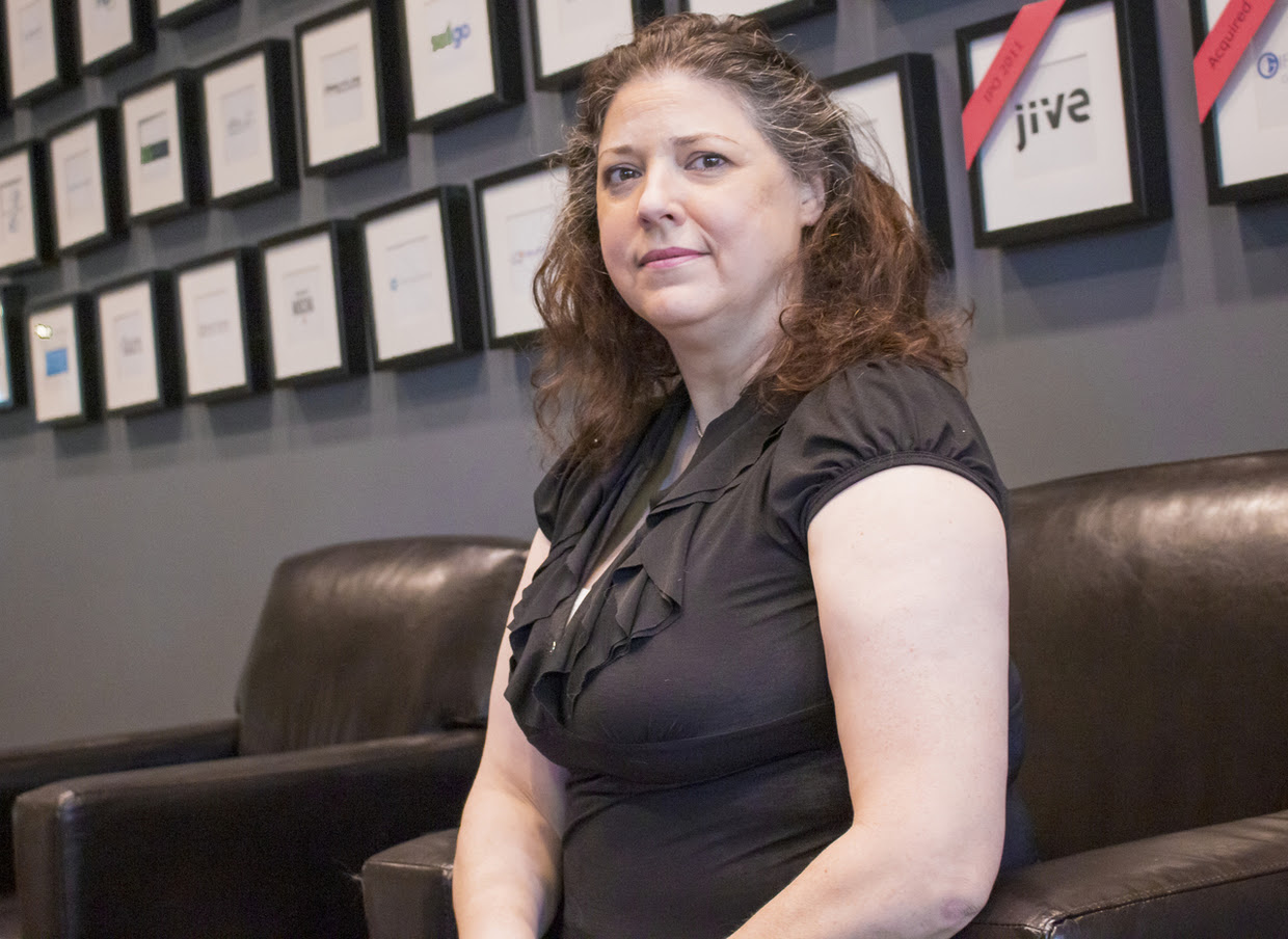Woman sitting in chair 2