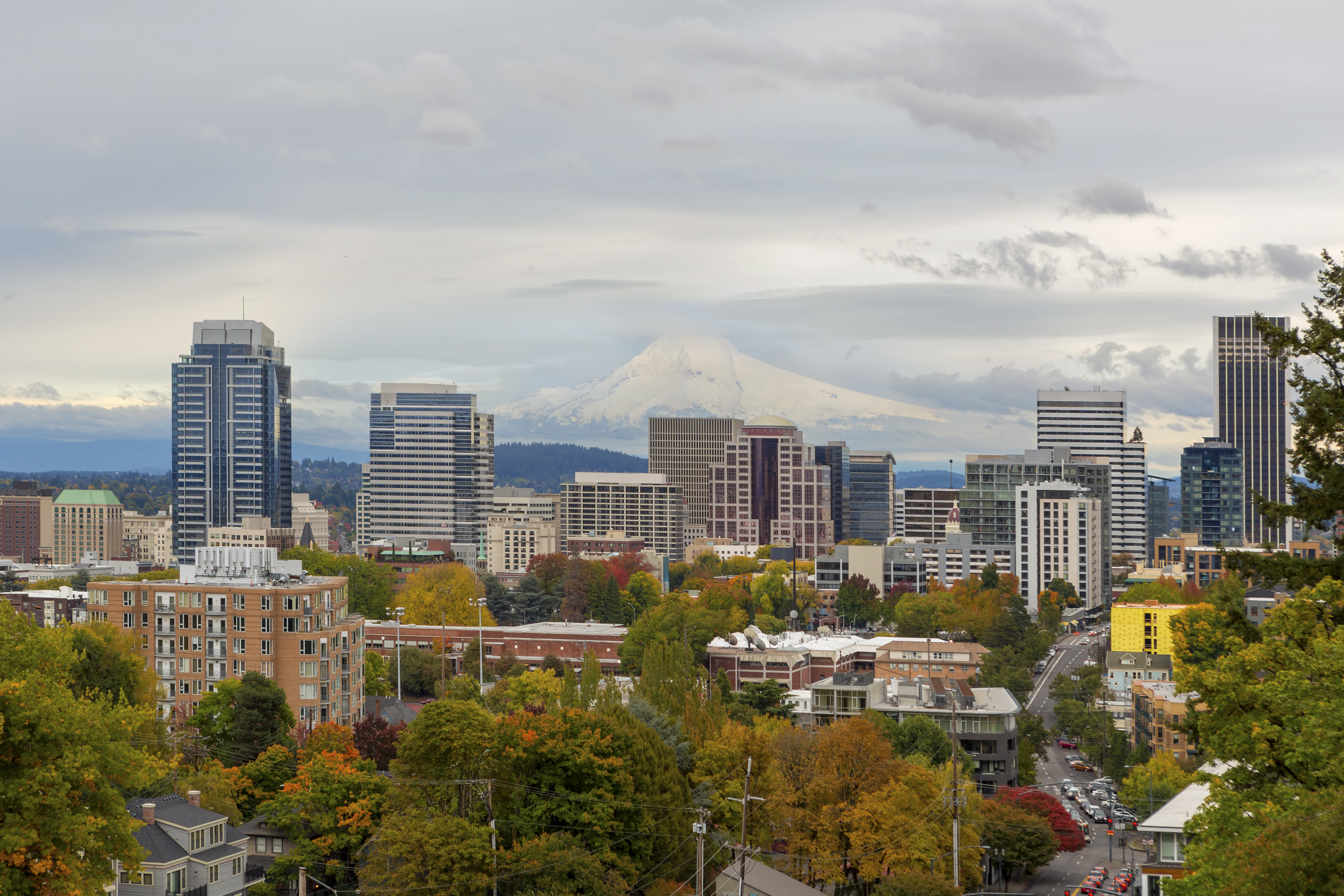Cityscape of Portland, Oregon