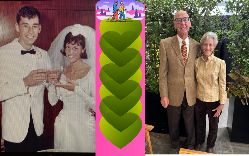 Barbara and Norwyn Newby photos together