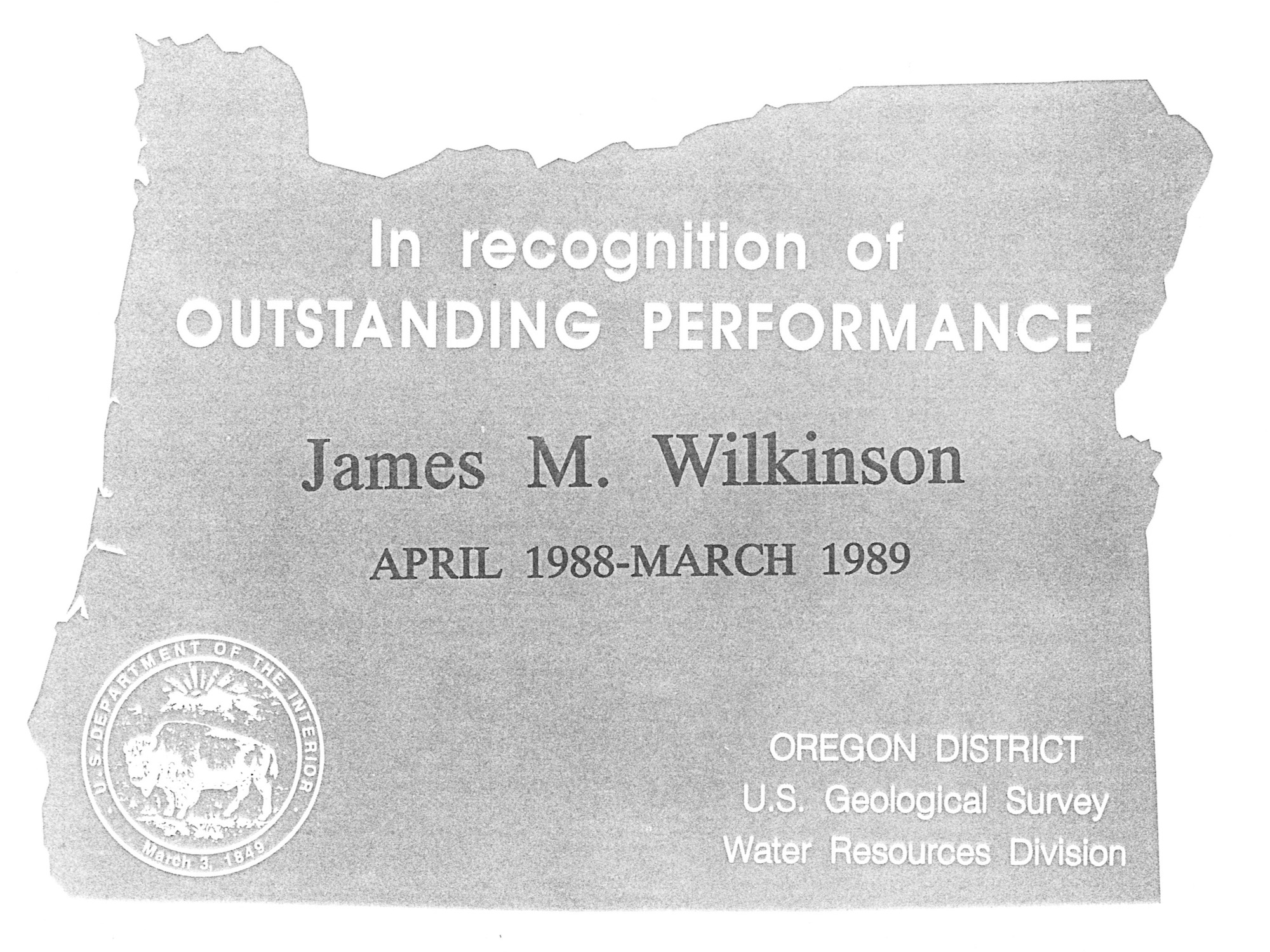 The image is of a black and white certificate. 