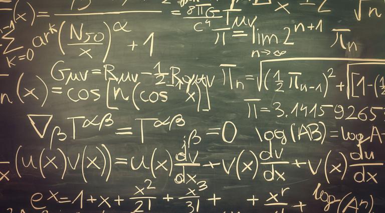 math equations written on a chalkboard
