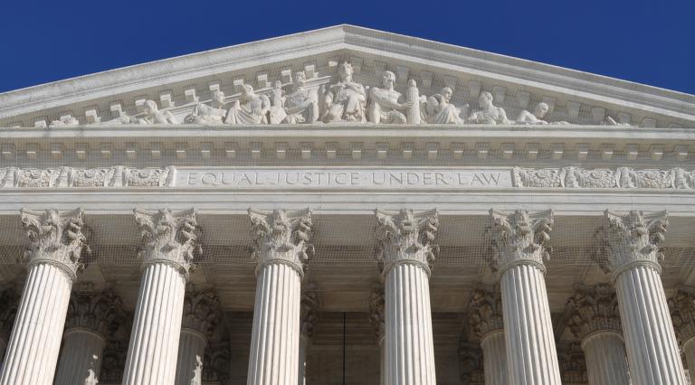 image of the entrance to the Supreme Court building