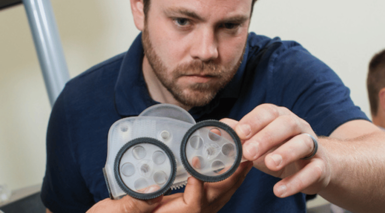 PSU engineering students working on a project