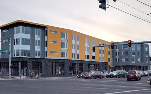 Multi-use building in Portland