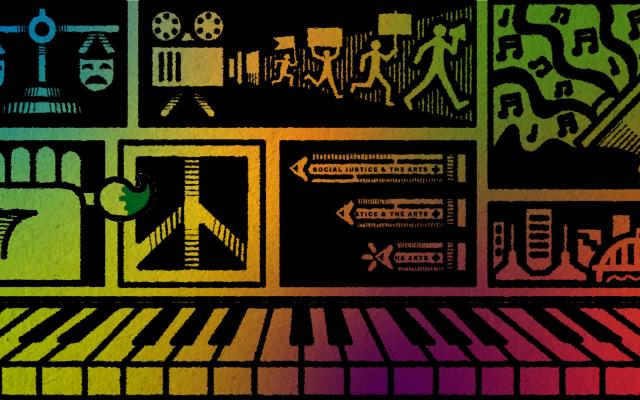 Logo of social justice and art program