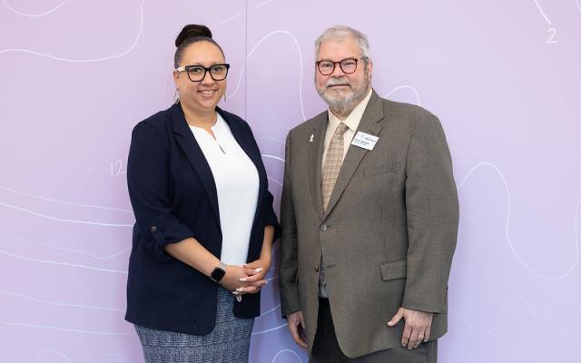 OHSU-PSU School of Public Health Dean Paul Halverson and Multnomah County Health Department Director Rachael Banks