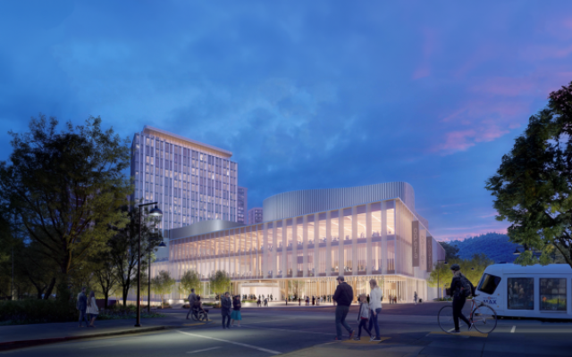 Conceptual Rendering of Proposed PSU Performing Arts Venue