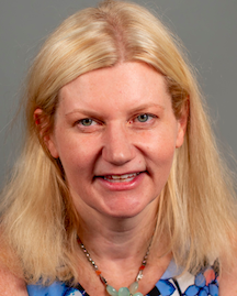 Picture of Julie Reeder, a middle-aged white woman with long blonde hair.