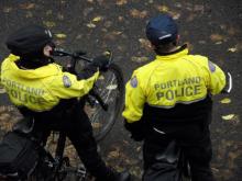 Image of two Portland Police Officers