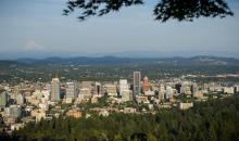 Overhead image of Portland