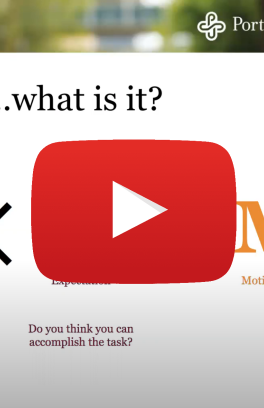 Thumbnail of the "Staying motivation throughout college" video